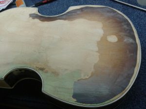 re-finish an instrument